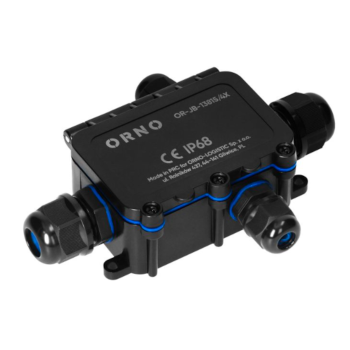 PUSZKA HD IP68 2 DŁAWNICE M20 2 DŁAWNICE M16 ORNO OR-JB-13815/4X NATYNKOWA UKŁAD X